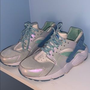 Blue Metallic Huaraches